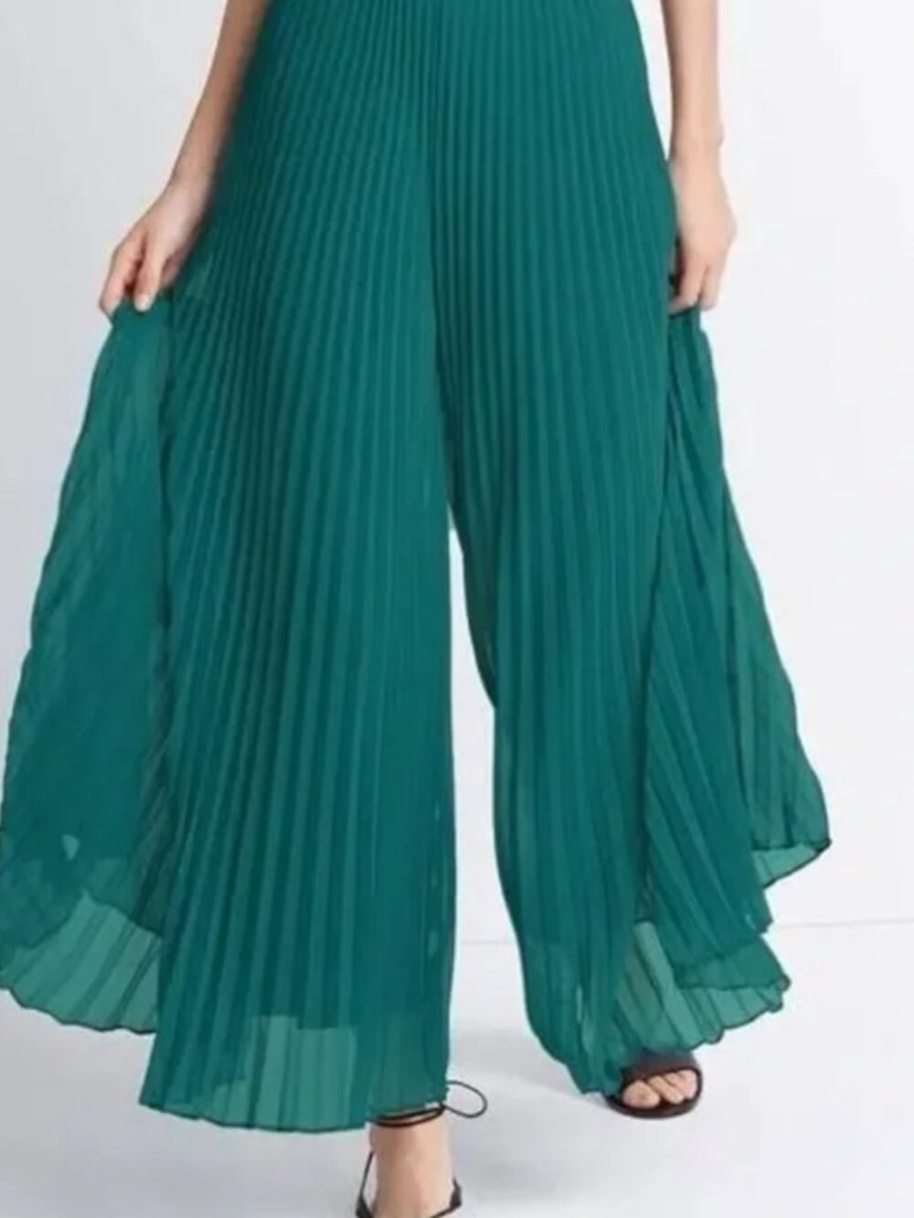 Club Monaco Jessyn Pleated Chiffon Pants Size 12